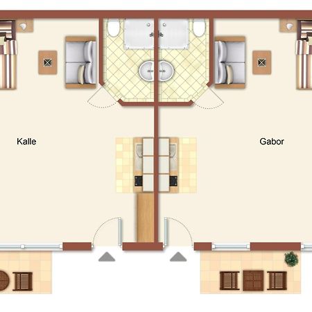 罗斯托克Haus Vier Freunde, Gabor公寓 外观 照片